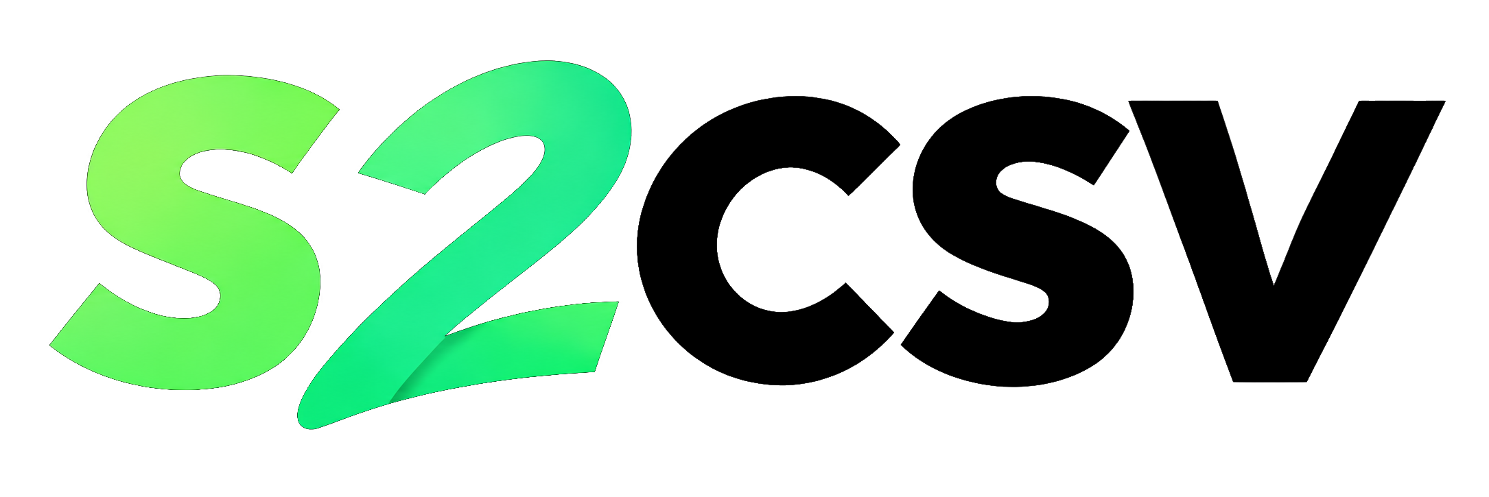 s2csv logo