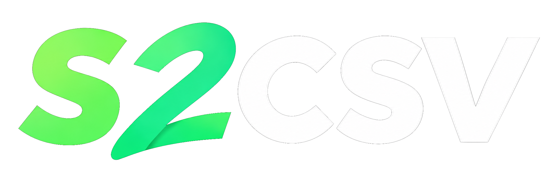 s2csv logo